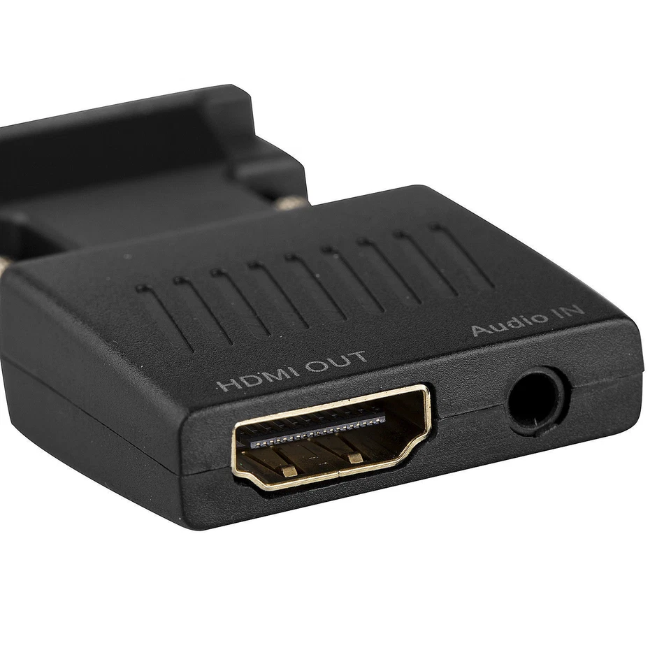 VGA to HDMI Converter 15pin Video 3.5mm Audio Input Digital 1080P Output Adapter - Image 3 of 4