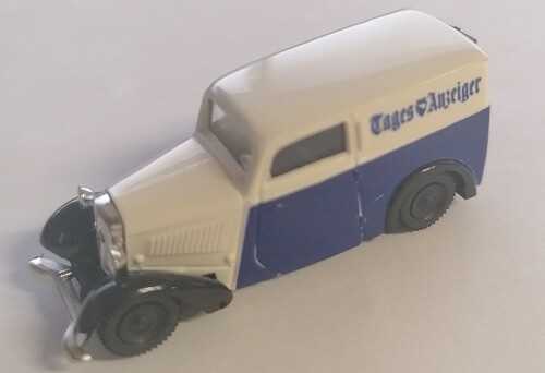 Brekina xx043 - 1/87 DKW F7 Tages Indicator, White-Blue - New - Picture 1 of 1