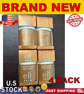 E.l.f. Skin Bronzing Drop Bronzer BRONZE + NOURISH 30mL ROSE GOLD