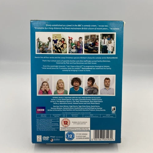 Outnumbered Complete Series 1-4 DVD Box Set region 2 & 4 - 6 Disc Set - Picture 2 of 5