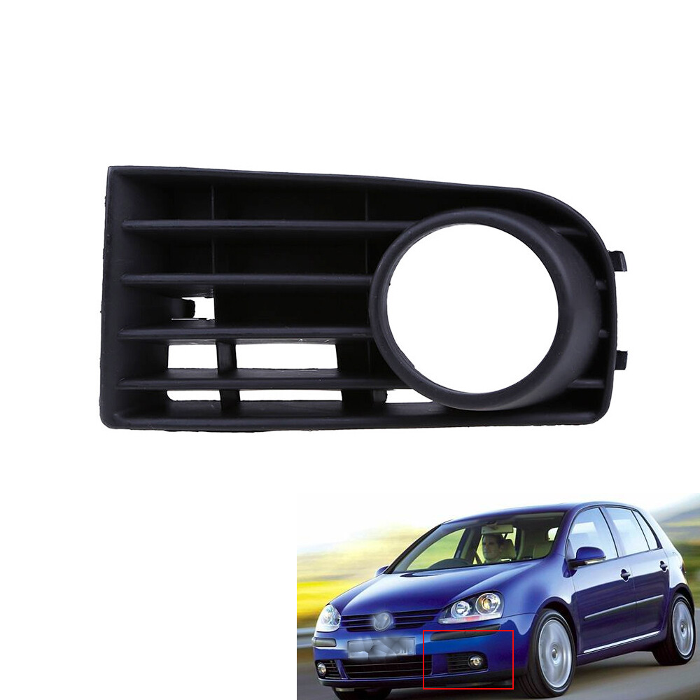 Left Hand Auto Bumper Foglight Grille For VW Golf Mk5 05-09 08 New