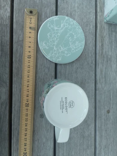 2019 Ecology May Gibbs Mug & Coaster - Flower Babies 320ML GREEN - Picture 6 of 6