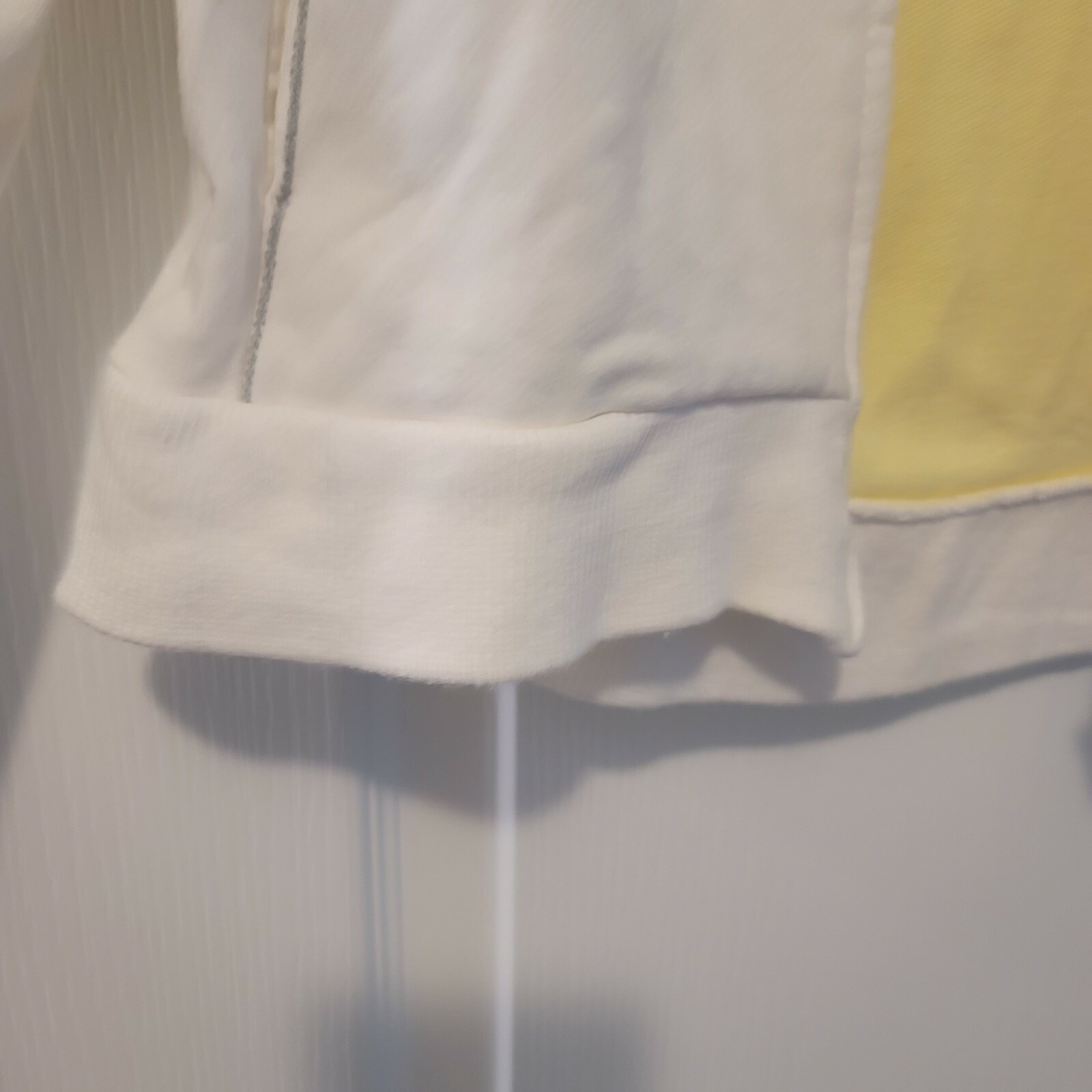 FILA Giacca Sportiva Donna Grande Bianca e Gialla Cerniera Intera