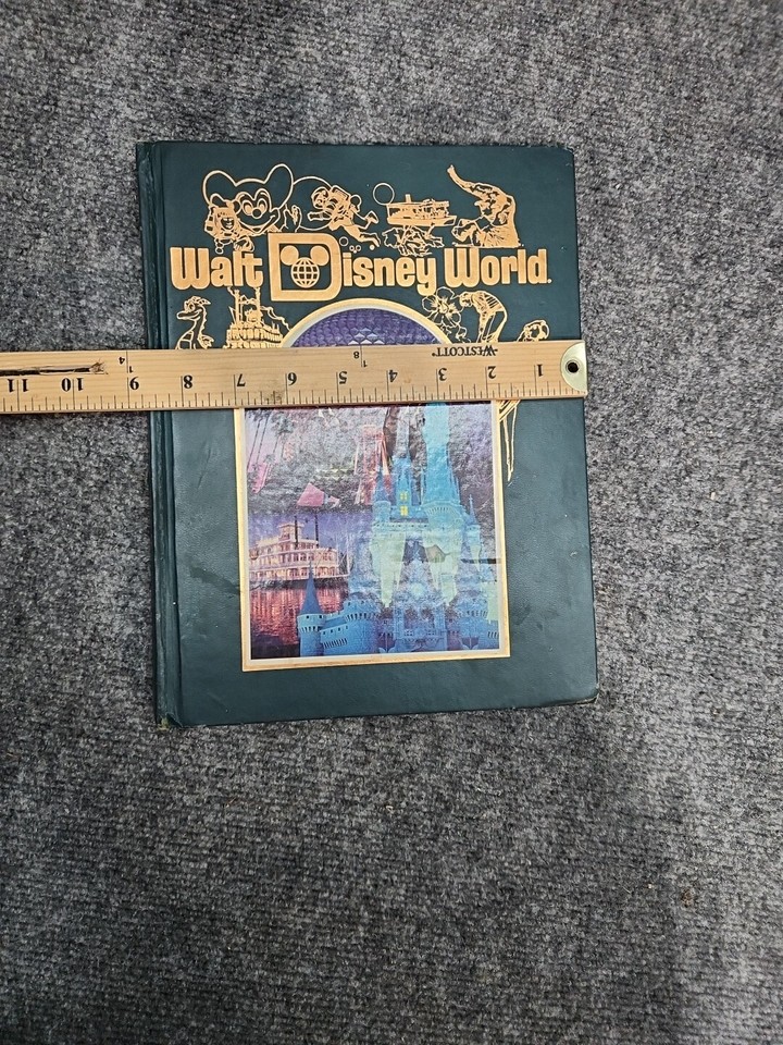 Walt Disney World 1986 Park Coffee Table Picture Book Hardcover Vintage