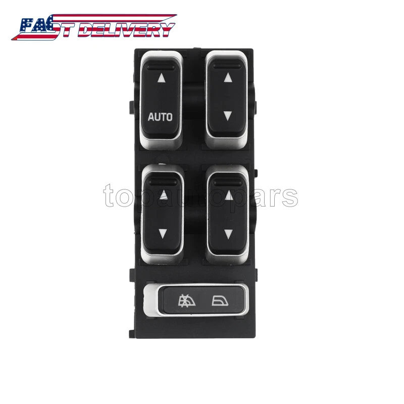 Interruptor de ventana maestro para Lincoln Town Car 4,6 L 2003-2008 lado del conductor delantero Foto 2 de 4