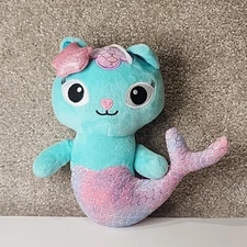 Blue Bare Gabby's Dollhouse, 8-inch Mercat Purr-ific Plush Toy