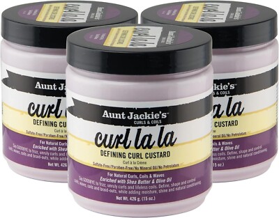 Aunt Jackie'S Curl La La Defining Curl Pudding 15oz Glas (3er Pack)