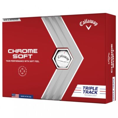 Callaway Chrome Soft 22 Golfbälle - Weiß (1 Dutzend)