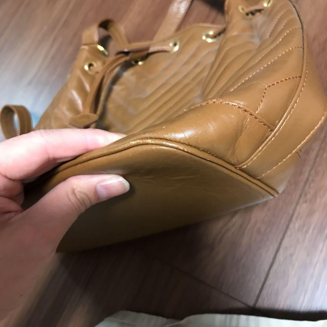 Borsa a tracolla originale Yves Saint Laurent vintage marrone dal GIAPPONE