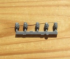 40K Black Templars Primaris Sword Brethren Heads Bare Heads Bits 5 Bitz