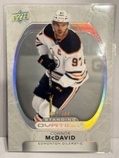 Connor McDavid 092/500 - 2021-22 Ovation NHL Hockey Upper Deck #54 017