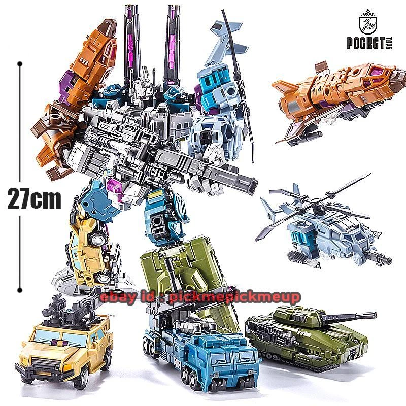 Pockets PT05 Bruticus 6in1 G1 27cm 10in Action Figure Robot Toy Gift Collect - Image 2 of 4