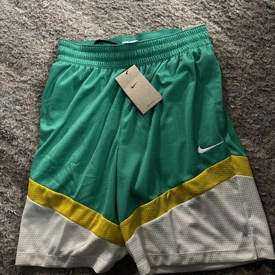 Nike Dri-Fit Icon Mens Basketball Shorts DV9524-324 Green Size