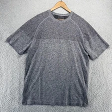 01 Algo Shirt Men's Extra Large Gray Tech Running Training Performance Quick Dry