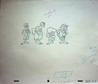The Pebbles and Bamm-Bamm Show 1971 Production Character Hand-Drawn Pencil