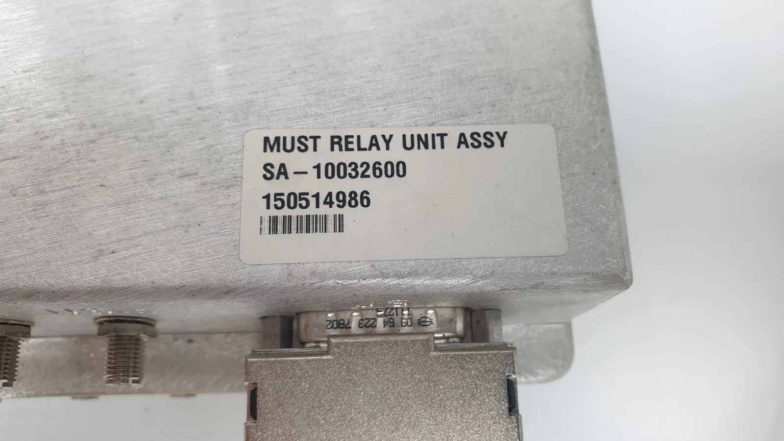Label: MUST RELAY UNIT ASSY SA-10032600, 150514986