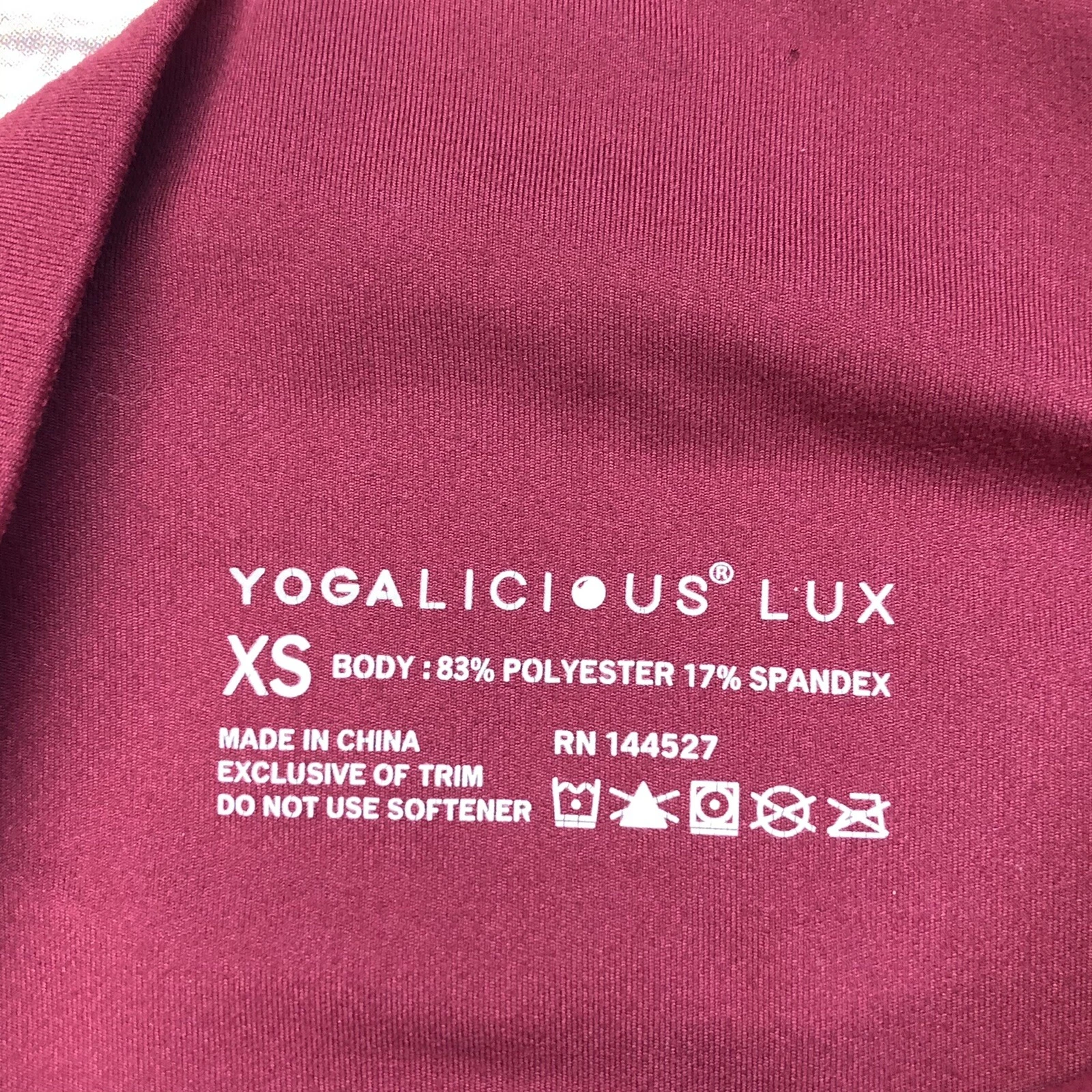 yogalicious lux stretchy high waisted cropped leggings