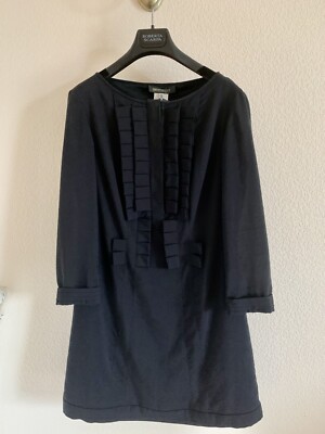 ERMANNO SCERVINO Navy Blue Dress Size IT 42/S
