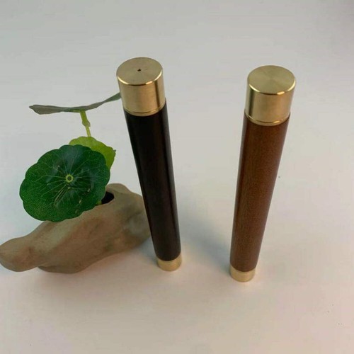1x Wood Incense Sticks Storage Canister Jar Holder Tube Retro - Picture 2 of 8