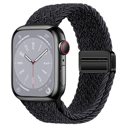 Magnetyczny nylonowy pasek pętli do Apple Watch Series 10 9 8 7 6 Ultra 2 pasek 38-49 mm - Zdjęcie 26 z 32