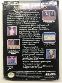 Swords and Serpents NES Game + Box Complete Original