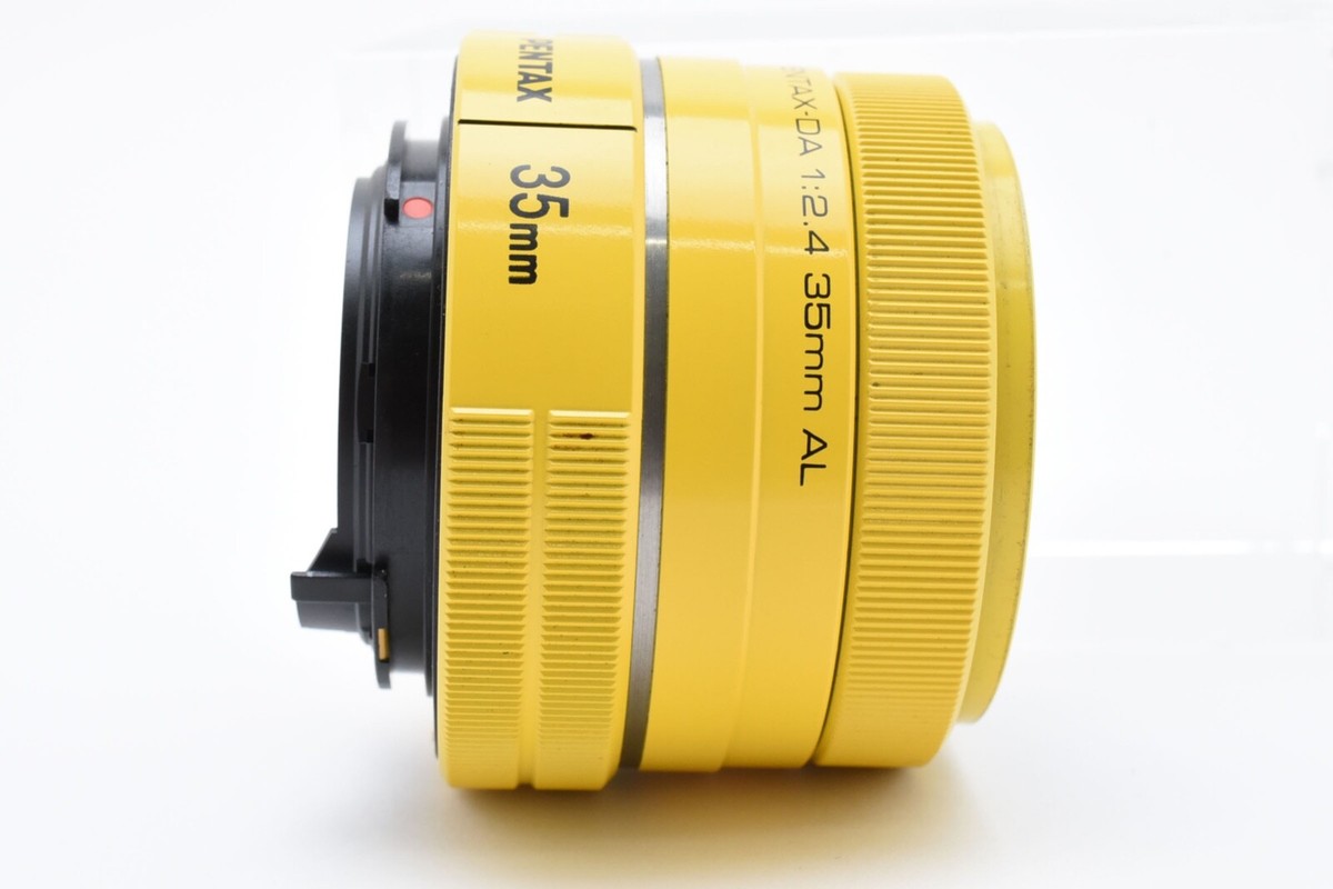 SMC PENTAX DA 35mm f/2.4 AL Wide angle Lens Yellow