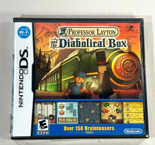 Professor Layton and the Diabolical Box (Nintendo DS 2009) New Sealed *Read Desc