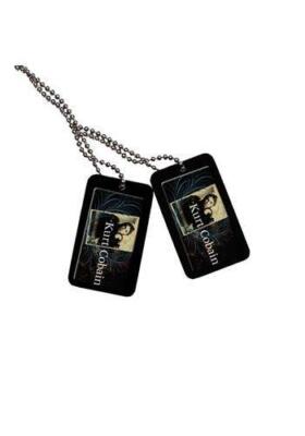 NECA: KURT COBAIN - DOGTAGS (DUNKEL MIT BLAUEN WIRBELN)