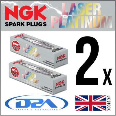 2x NGK PFR6B 3500 Laser Platinum Zuendkerze