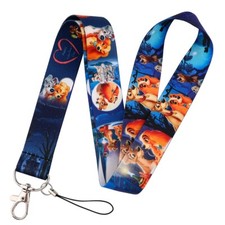 Lady And The Tramp Cartoon Characters ID Badge Holder Lanyard