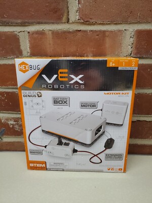 Hexbug Vex Robotics Add On Powered Motor Kit Switch Battery Box Sealed 
