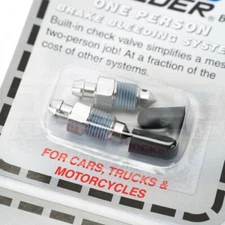 Speed Bleeder Brake Bleeder Screws Stainless Steel, Set of 2, 10x1.0mm Short