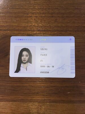 TZUYU- TWICE- Formula of Love OFFICIAL ID Photocard | eBay