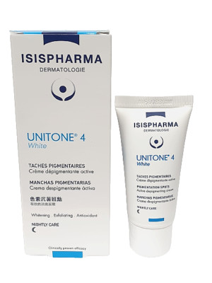 Isis Pharma unitone 4 White De Pigmentation Cream remove dark brown spots 30 ML