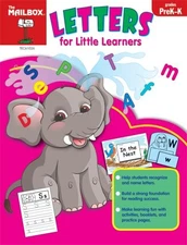 LETTERS FOR LITTLE LEARNERS (PREK-K) By The Mailbox Books Staff *Mint Condition*