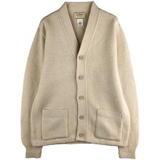 Vintage LL Bean wool knit cardigan from the 1980'S-1990'S made in the USA si...