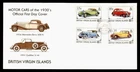 DR WHO 1996 BRITISH VIRGIN ISLANDS FDC CLASSIC CAR COMBO $1.35 M72575