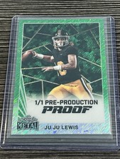 JuJu Lewis 2024 Leaf Metal Green 1 of 1 Pre-Production Colorado Buffaloes