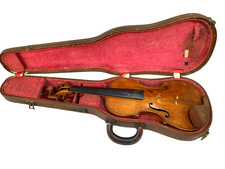 Antique Antonio Loveri Copy of a Januarius Gaglianus Violin w/ Case Early 1900s