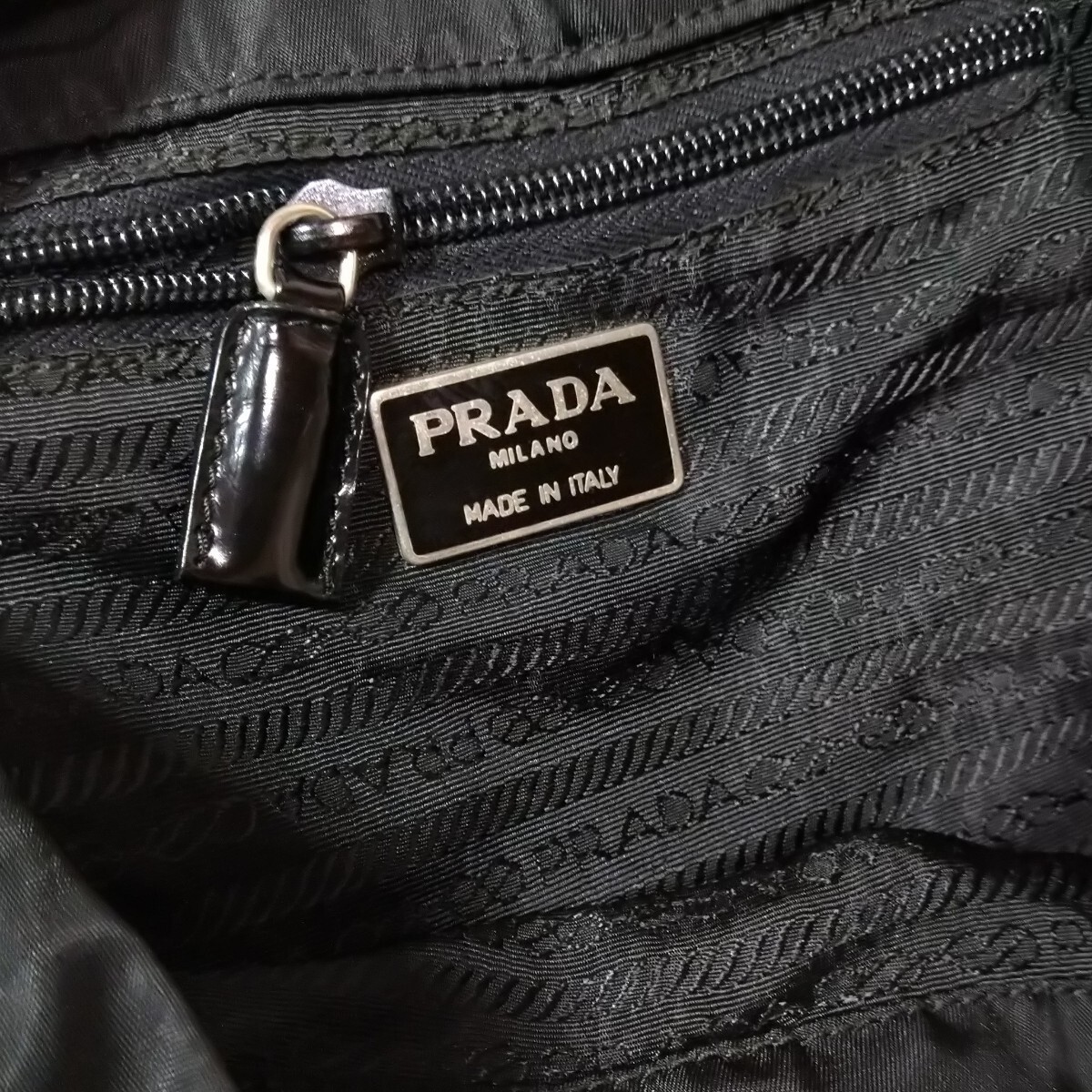 PRADA Basic  Backpack Black Nylon - image 10