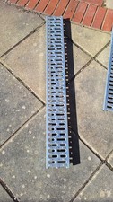 Galvanised ACO drain cover 1meter x 122mm x 20mm deep