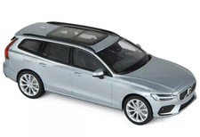 1/43 Volvo V60 2018 Bright Silver Diecast Car Station Wagon