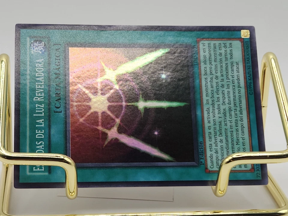 Yugioh Swords Of Revealing Light LOB-S101 1st Edition Super Rare Spanish Very LP - Image 4 of 4