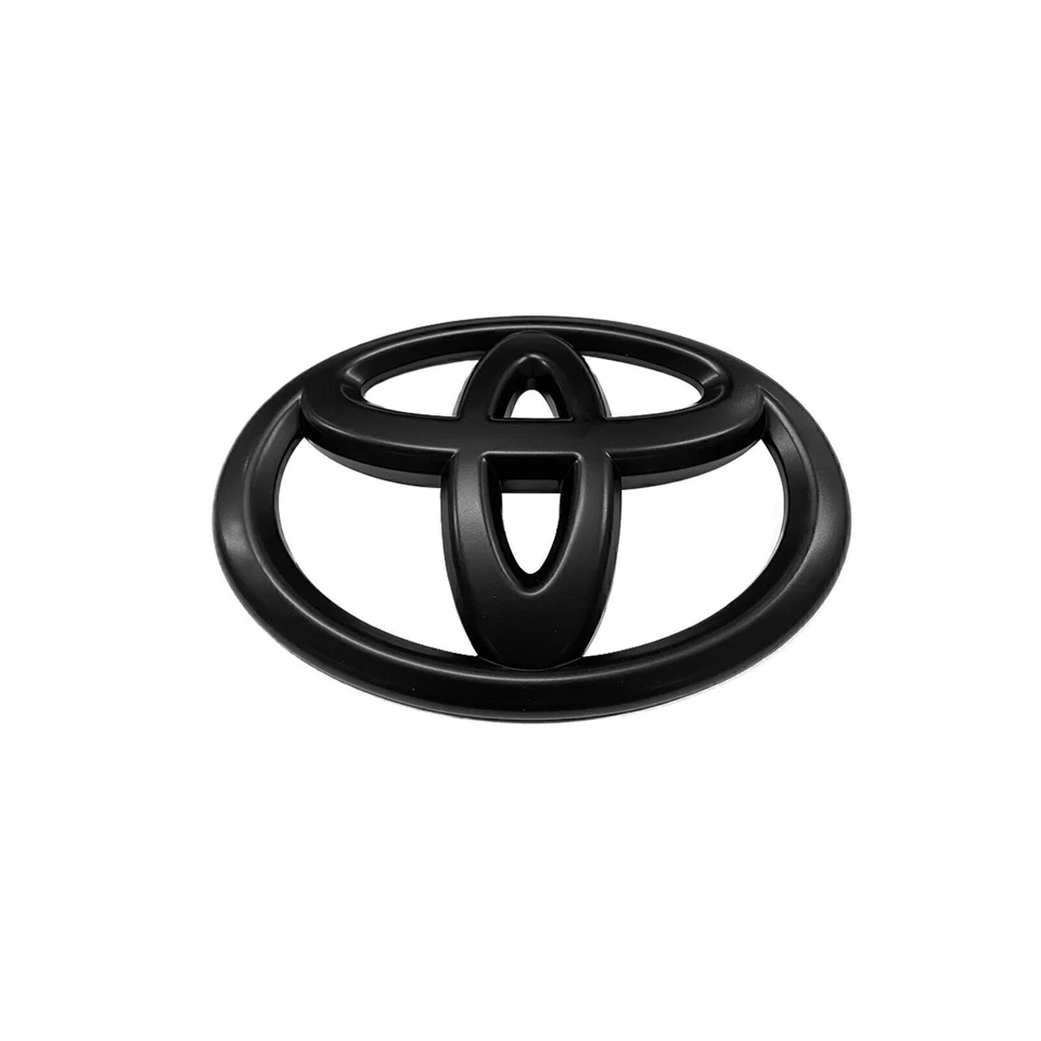 1PCS 3D BLACK STEERING WHEEL OVERLAY FOR TACOMA COROLLA CAMRY TUNDRA HIGHLANDER Foto 3 de 4