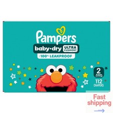 Pampers Baby Dry Diapers - Size 2 Count 112