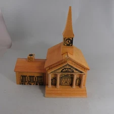 Vintage Keystone House Painter Set Country Church With Original Box