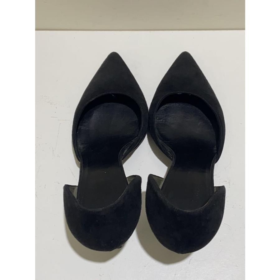 Decolte Yves Saint Laurent YSL tacco EU 36 5 camoscio nero dal Giappone 101506K Authen