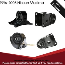 Engine Motor & Transmission Mount Set 4PCS. Fit 97-03 Maxima For Automatic