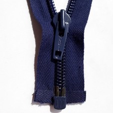 Cerniera BLU INCHIOSTRO divisibile nylon taglia 5 (YKK OPTI) zip cipzár...