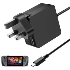 Image of 45W AC Adapter For Steam Deck Switch Charger Support PD Type-C Power Fast Charge